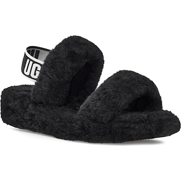 UGG Shoes - BRAND NEW (w/ box, in packaging) UGG Australia “Oh Yeah” Black Slipper Shoes